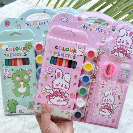 Stationary Kit - With Pencil Color Stationary Kit - With Pencil Color