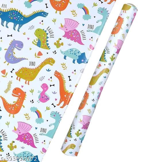 Gift Wrapping Sheet - White Dino Gift Wrapping Sheet - White Dino