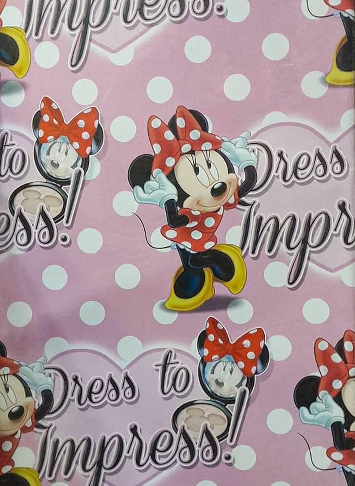 Gift Wrapping Sheet - Pink Minni Mouse Gift Wrapping Sheet - Pink Minni Mouse