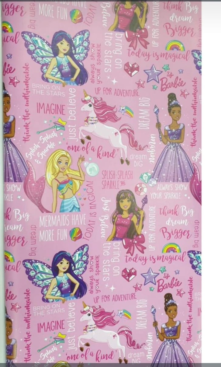 Gift Wrapping Sheet - New Barbie Gift Wrapping Sheet - New Barbie