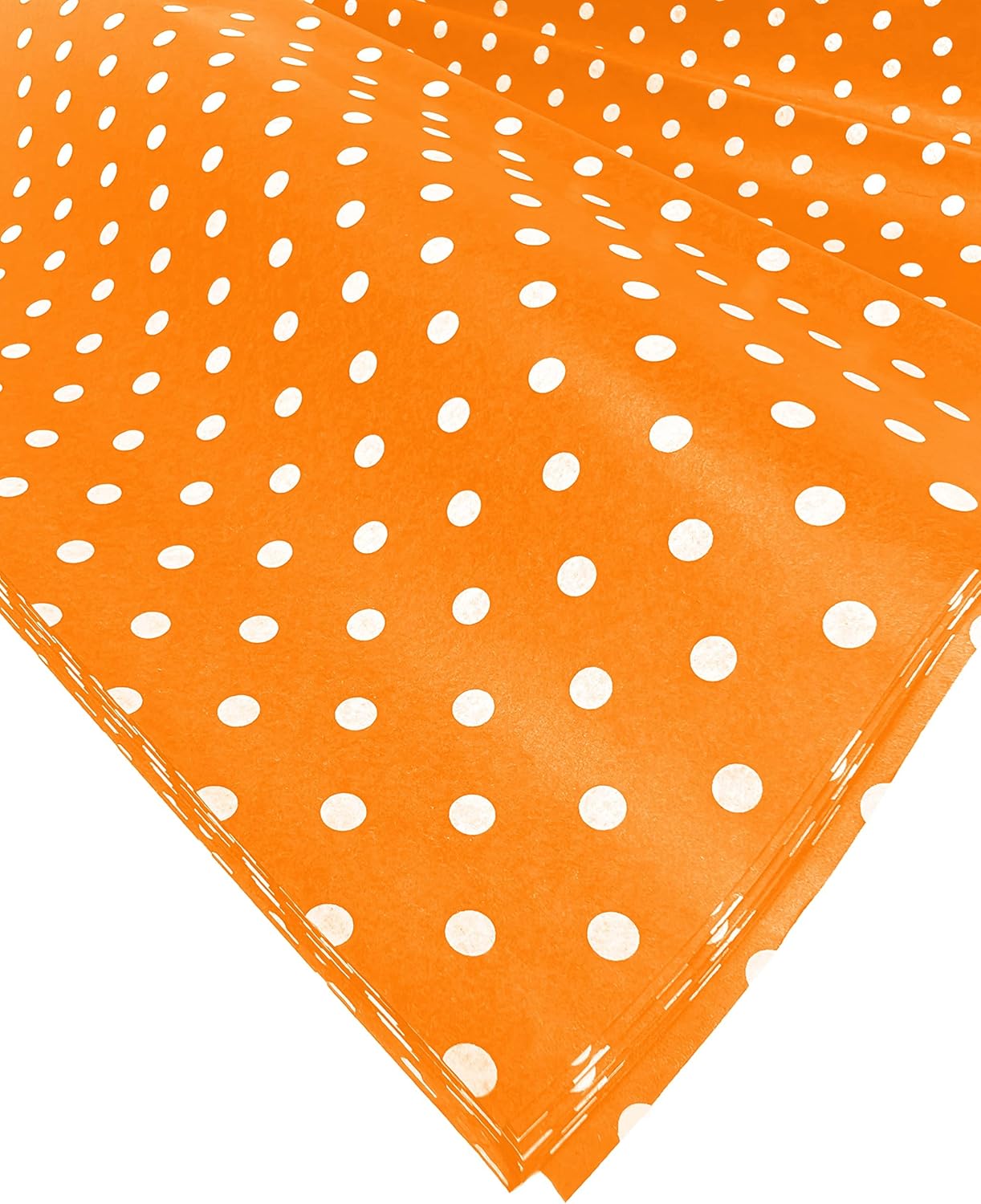 Gift Wrapping Sheet - Orange Polka Gift Wrapping Sheet - Orange Polka