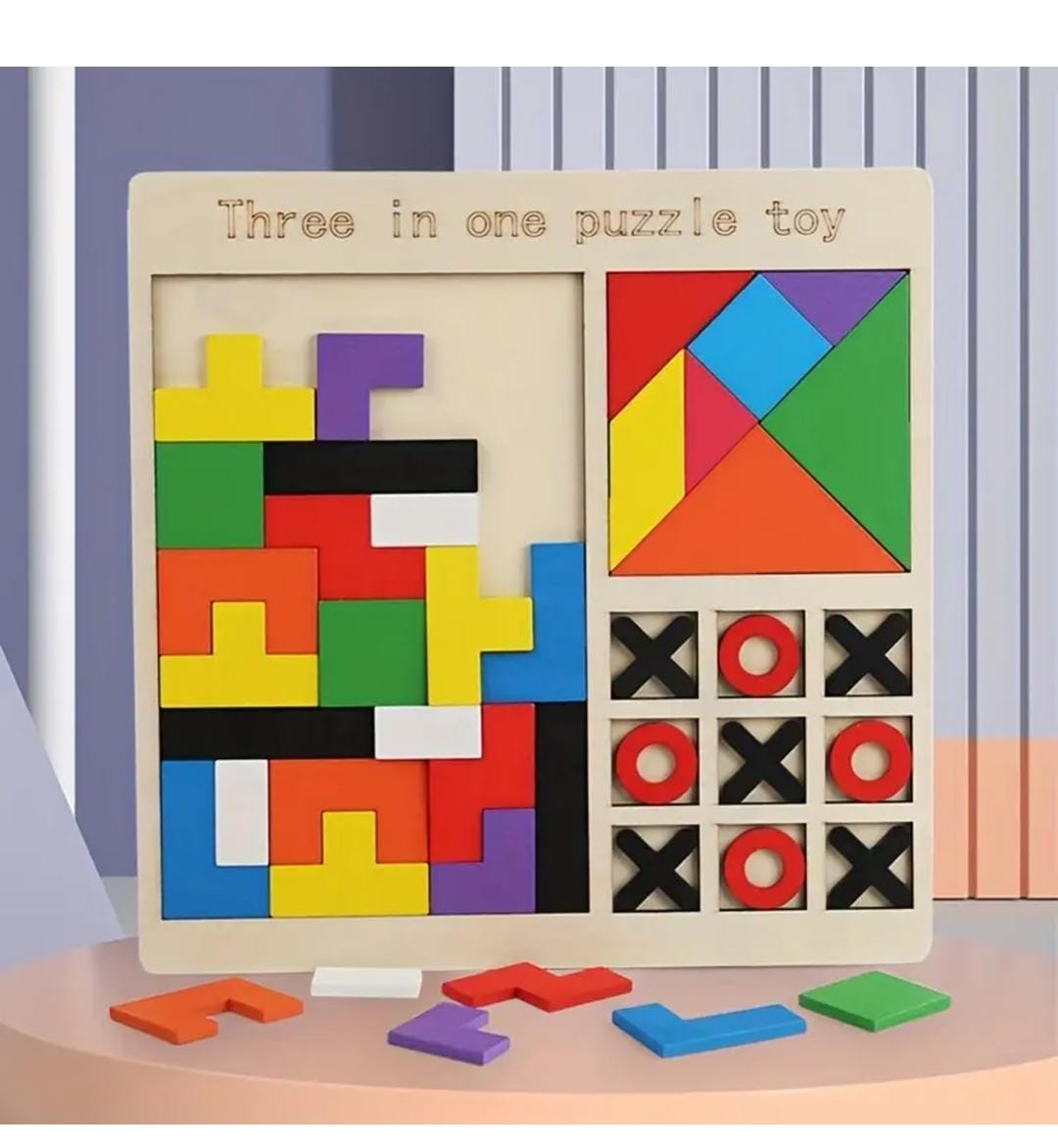 3 in 1 Tangram and Tic tac toe 3 in 1 Tangram and Tic tac toe